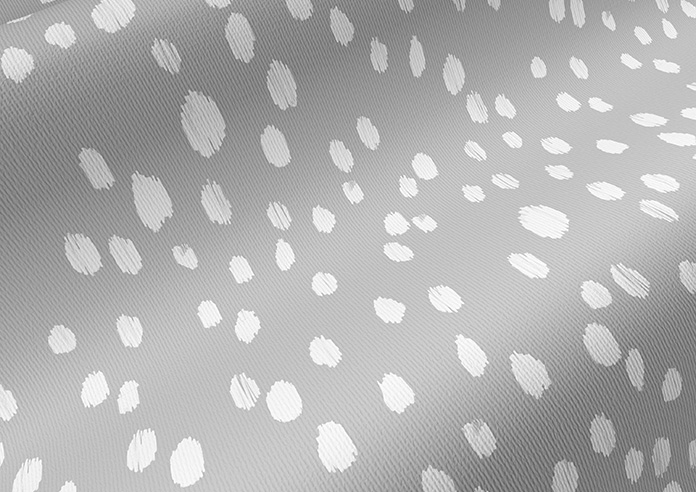 Dots and Spots, Shadow Grey - Twist&Fit Roller Blind - Image 4